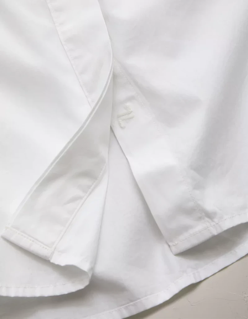 Chemise à manches courtes en popeline AE77