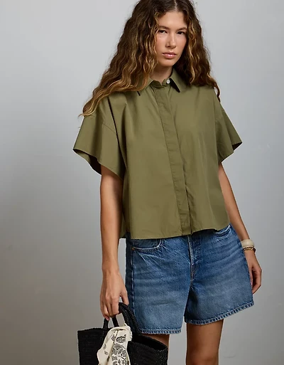 AE77 Short Sleeve Poplin Shirt