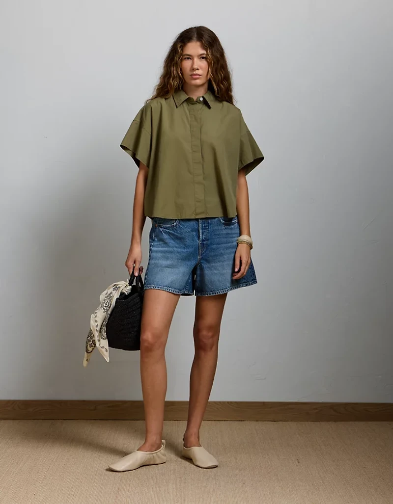 AE77 Short Sleeve Poplin Shirt