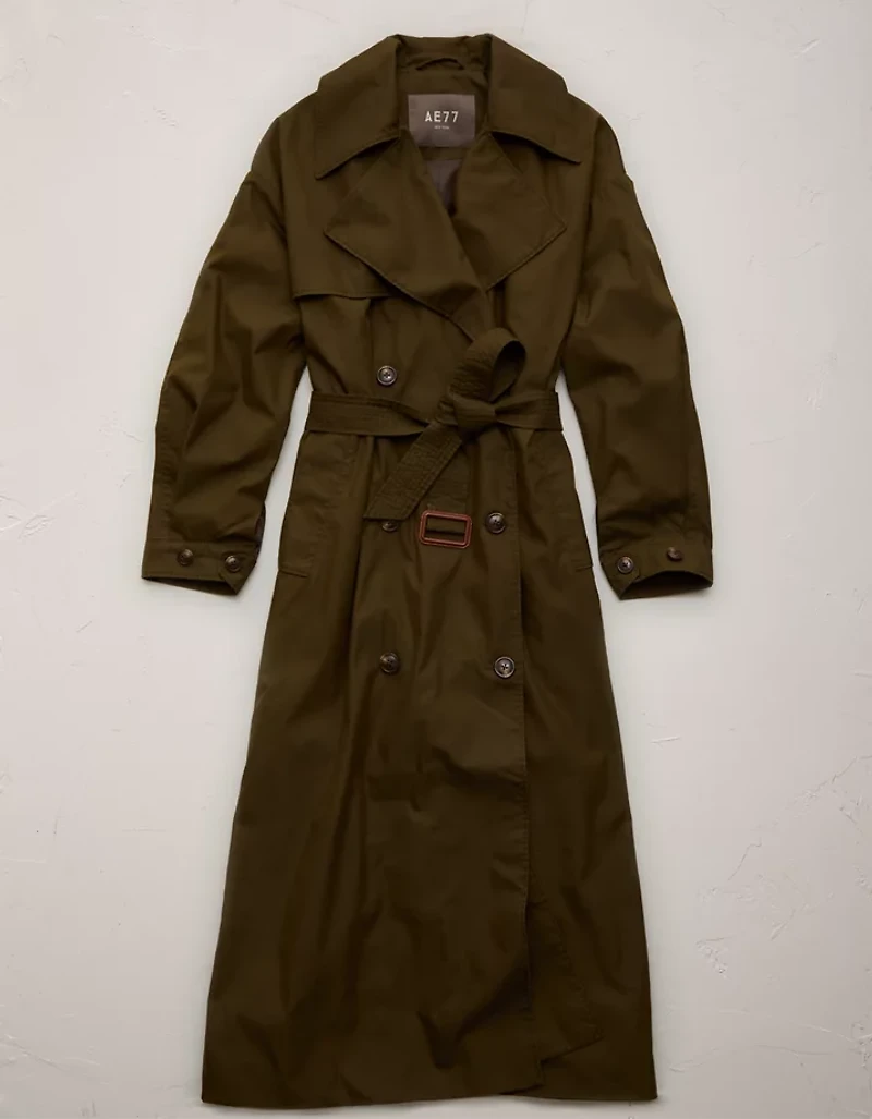 AE77 Premium Dolman Trench Coat