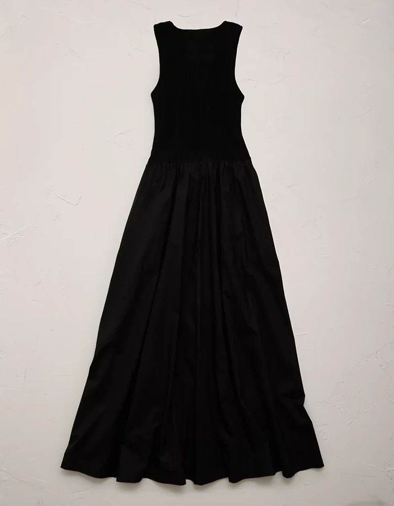 Robe à matières mixtes haut de gamme AE77