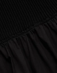 Robe à matières mixtes haut de gamme AE77