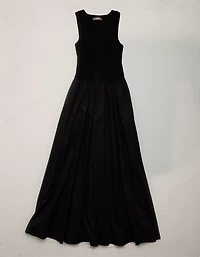 Robe à matières mixtes haut de gamme AE77