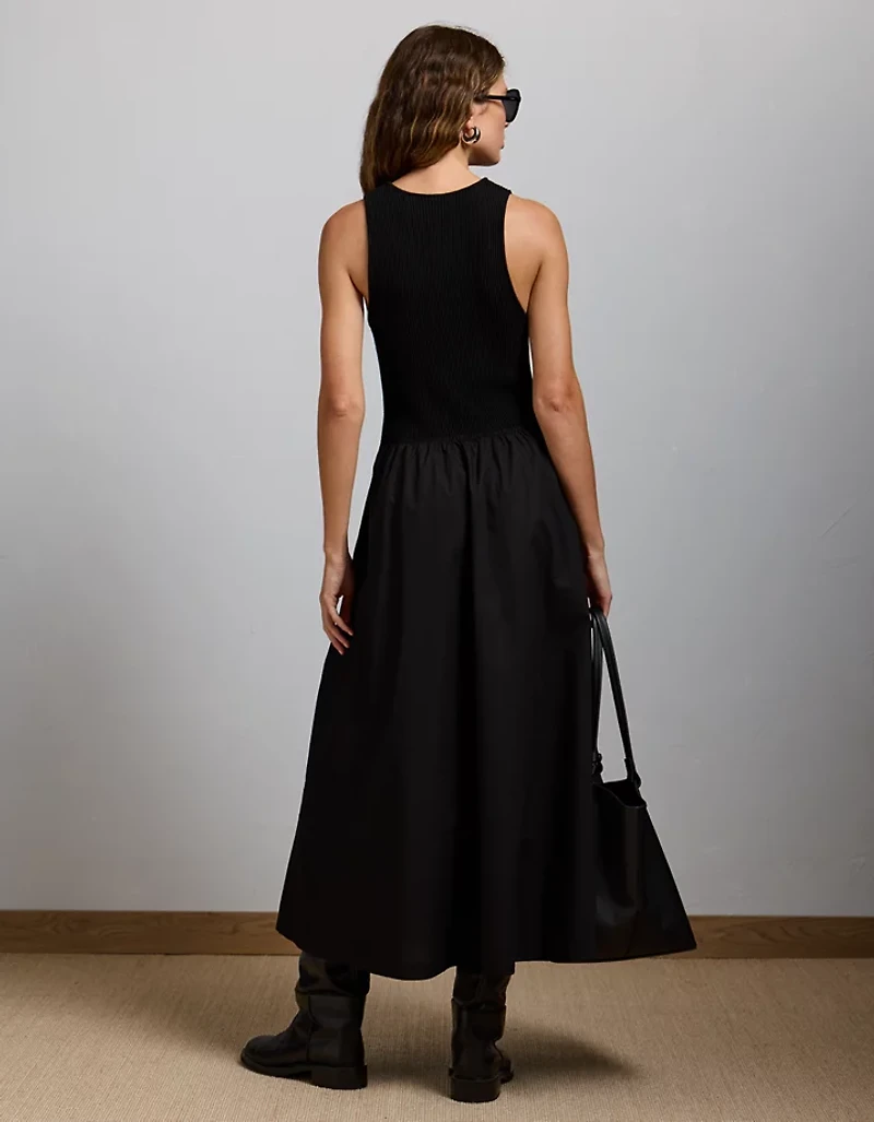 Robe à matières mixtes haut de gamme AE77