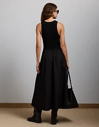 Robe à matières mixtes haut de gamme AE77