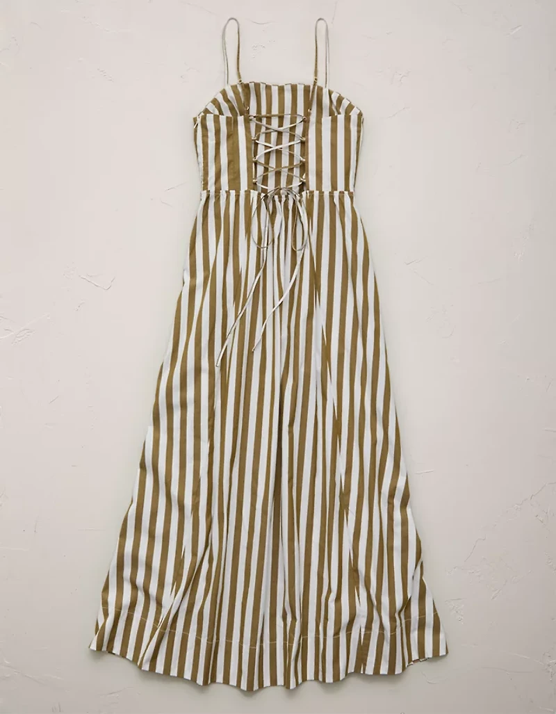 AE77 Premium Poplin Midi Dress