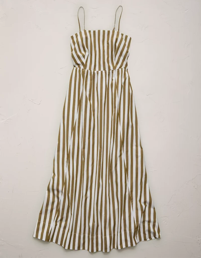 AE77 Premium Poplin Midi Dress