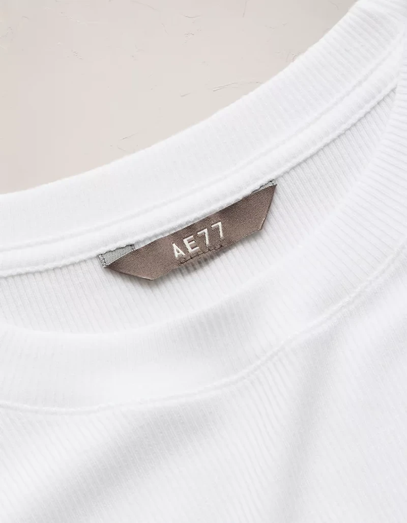 T-shirt côtelé haut de gamme AE77