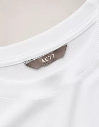 T-shirt côtelé haut de gamme AE77