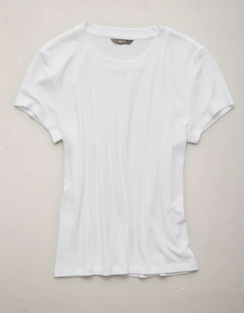T-shirt côtelé haut de gamme AE77