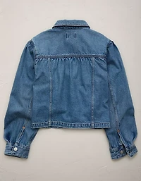 Veste courte en denim haut de gamme AE