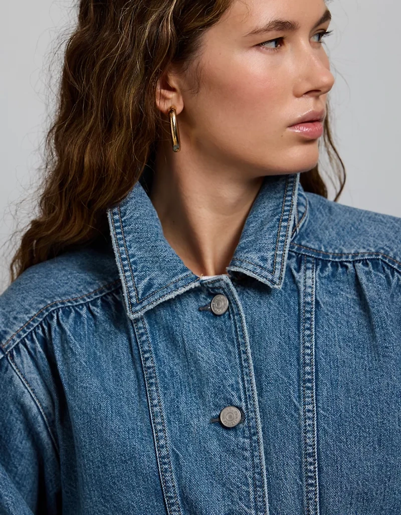 Veste courte en denim haut de gamme AE