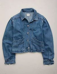 Veste courte en denim haut de gamme AE