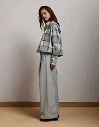 Chemisier en flanelle court AE77