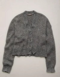 AE77 Shaker Stitch Cardigan Sweater