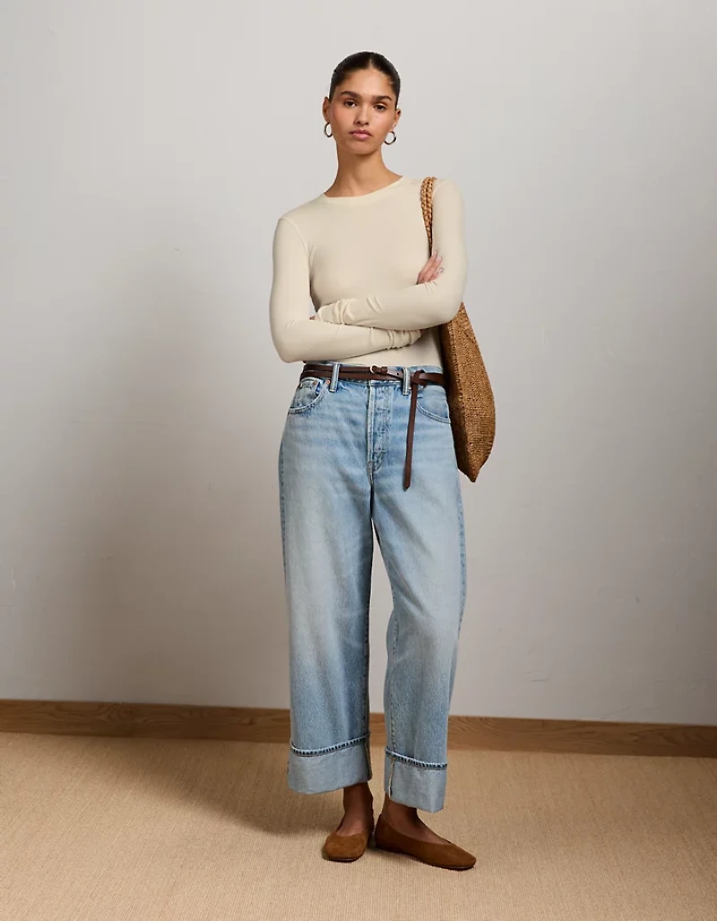 AE77 Long Sleeve Rib T-Shirt