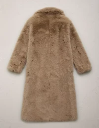 AE77 Oversized Faux Fur Coat