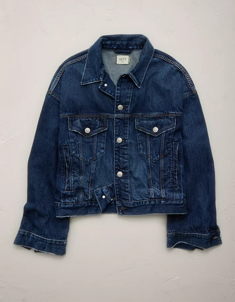 AE77 Premium Oversized Denim Jacket