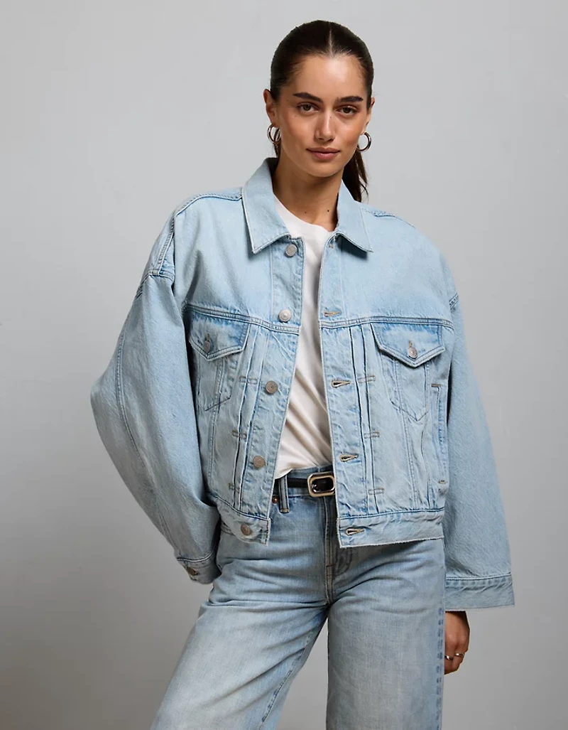 Veste en denim surdimensionné AE77