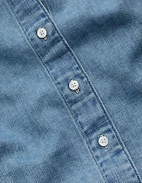 AE77 Puff-Sleeve Denim Shirt