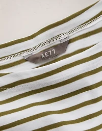 AE77 Long-Sleeve Boatneck Shirt