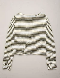 AE77 Long-Sleeve Boatneck Shirt