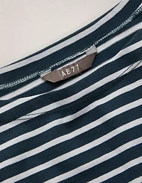 AE77 Long-Sleeve Boatneck Shirt