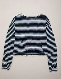 AE77 Long-Sleeve Boatneck Shirt