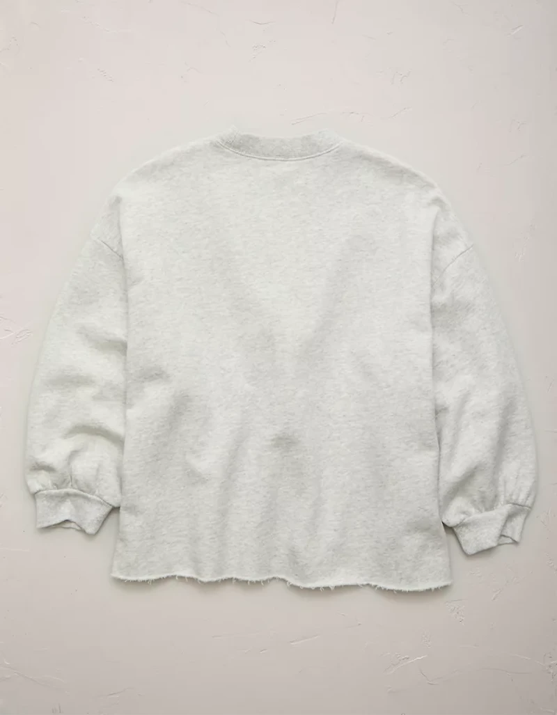 AE77 Puff Sleeve Terry Sweatshirt
