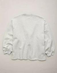 AE77 Puff Sleeve Terry Sweatshirt