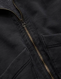 AE77 Cropped Zip-Up Hoodie