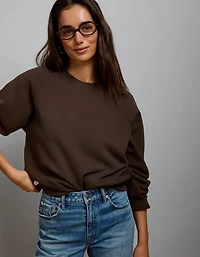 AE77 Lightweight Terry Fleece Raglan Sweatshirt