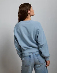Chandail raglan léger en tissu éponge AE77