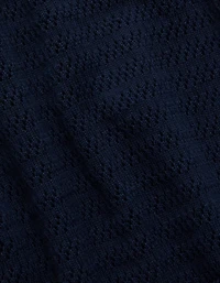 AE77 Shrunken Sweater Polo Shirt