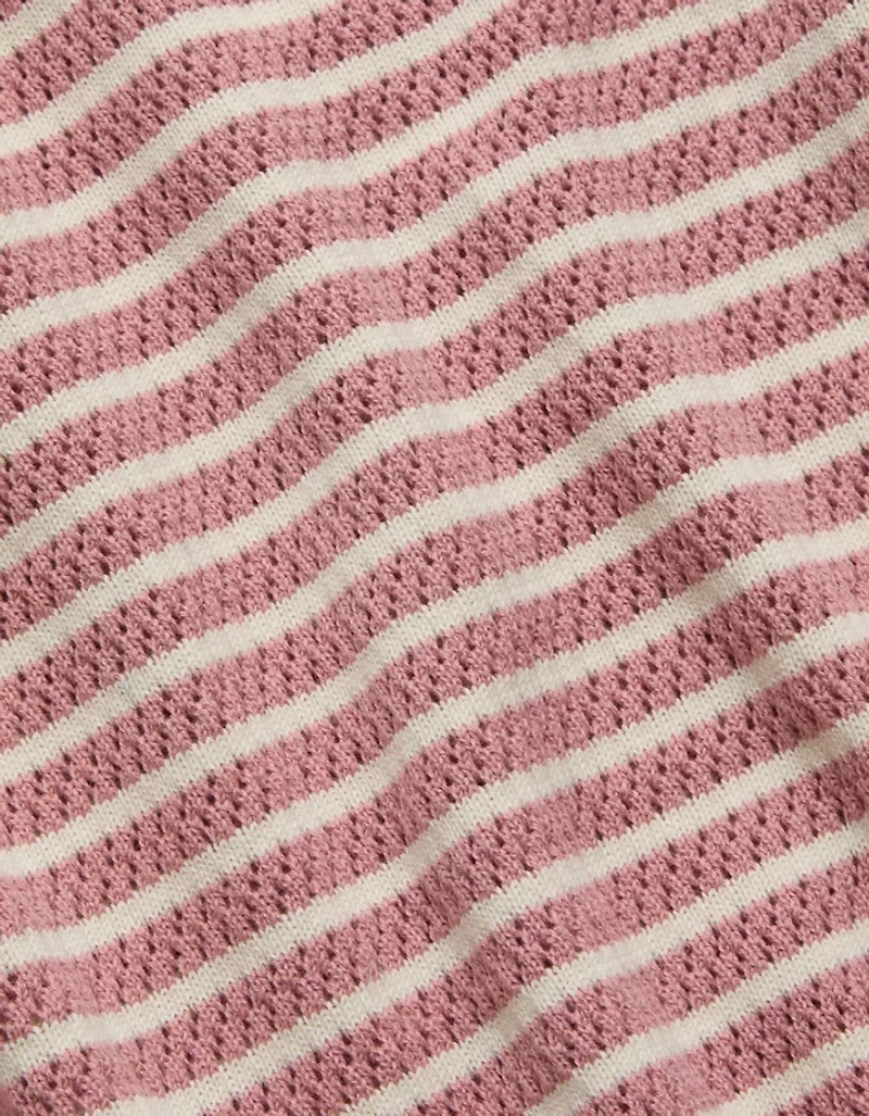 AE77 Shrunken Sweater Polo Shirt