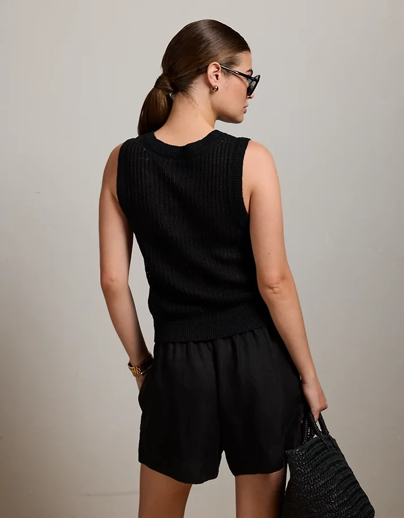 AE77 Linen Tank