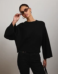 AE77 Boxy Cashmere Sweater Tee