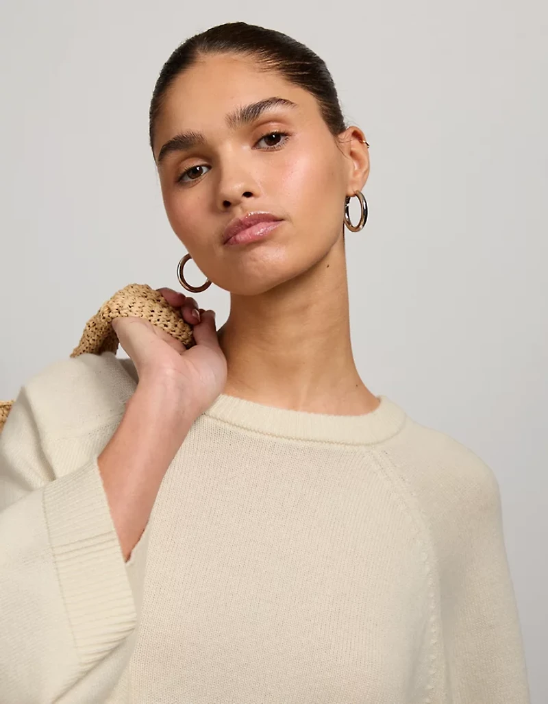 AE77 Boxy Cashmere Sweater Tee