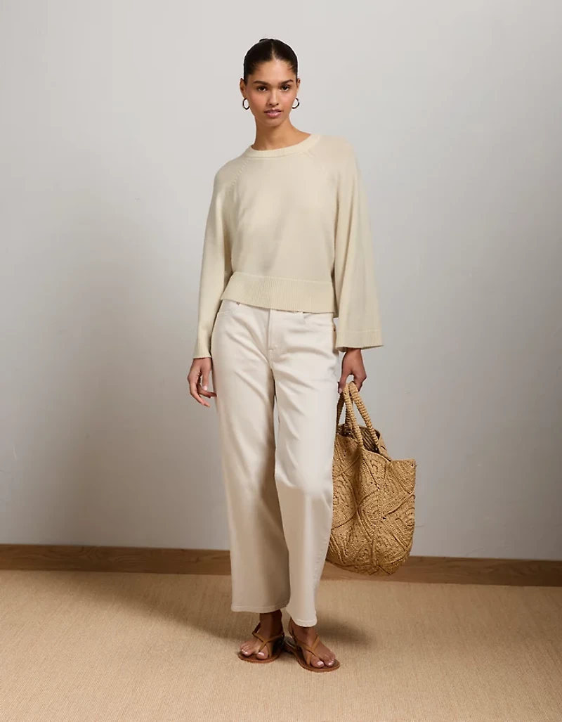 AE77 Boxy Cashmere Sweater Tee