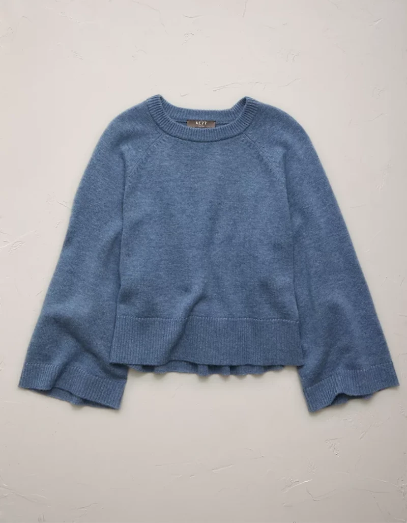 T-shirt style chandail droit en cachemire AE77