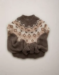 AE77 Fairisle Crew Neck Sweater