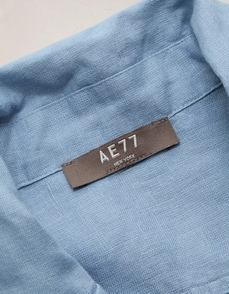 AE77 Premium Linen Camp Shirt