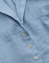 AE77 Premium Linen Camp Shirt