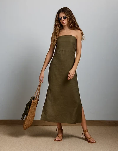 AE77 Premium Linen Dress