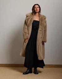 AE77 Lace Ruffle Maxi Dress