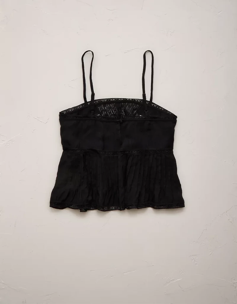 AE77 Pintuck Slip Cami