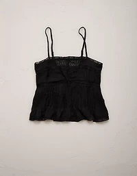 AE77 Pintuck Slip Cami