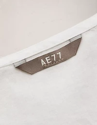 Blouse à manches courtes en dentelle avec œillets AE77