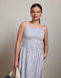 AE77 Ruched Midi Dress