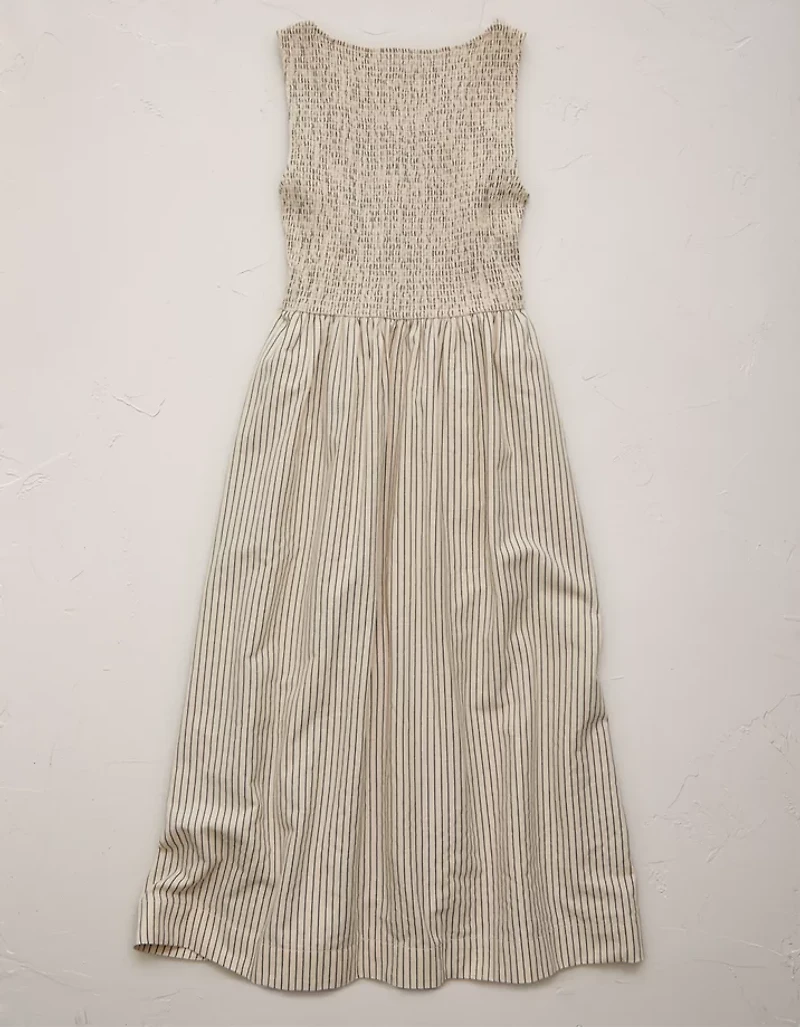 AE77 Smocked Midi Dress